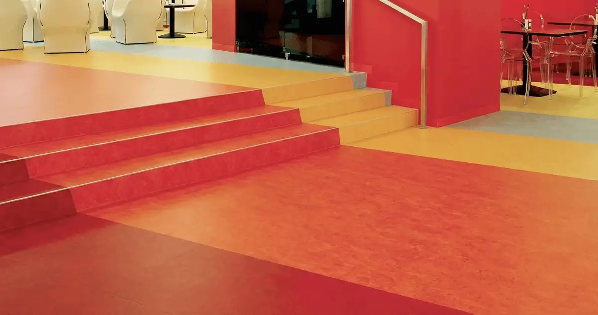 Snack bar with beautiful professionally installed linoleum flooring in Sacramento, CA