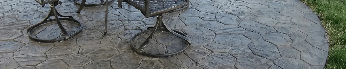Garden relaxation area with professionally installed stone flooring in Sacramento CA