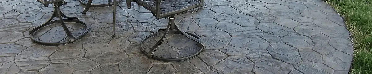 Garden relaxation area with professionally installed stone flooring in Sacramento CA