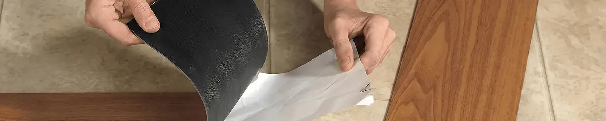 A professional installing vinyl flooring in Sacramento, CA